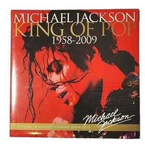 Michael Jackson King Of Pop 1958-2009 Commemorative 16-Month Calendar 2009-2010